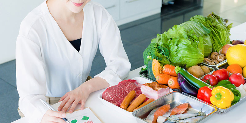 日ごろ、個人では補えない食生活の管理をしっかりサポートします。